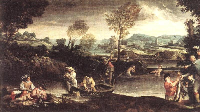 CARRACCI, Annibale Fishing china oil painting image